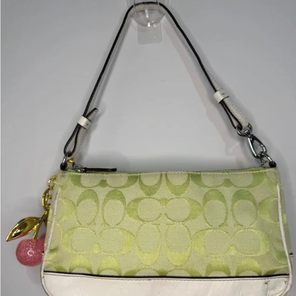 Coach Lime Green Demi Shoulder Bag 6094. Y2K - Picture 2 of 9